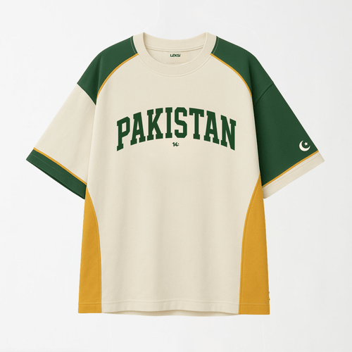 Shade 14° Oversized T-Shirt - 14°N S - Premium Unisex Graphic T-Shirt | LEKSI Pakistan