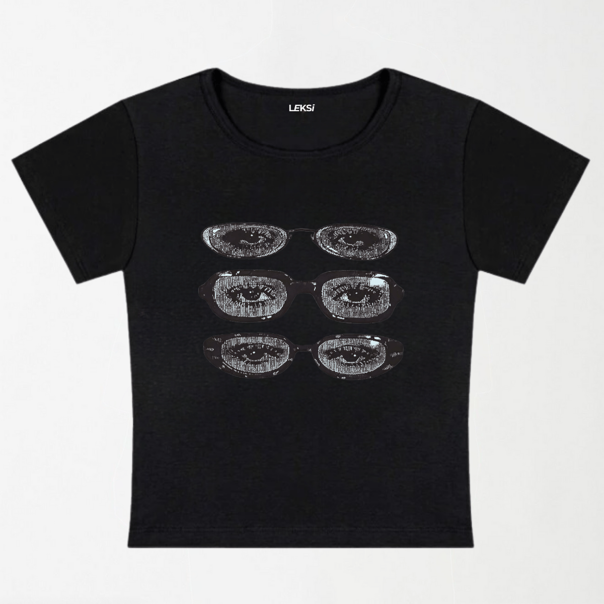 Six Eyes Y2K Baby Tee XXS - Premium Unisex | LEKSI Pakistan