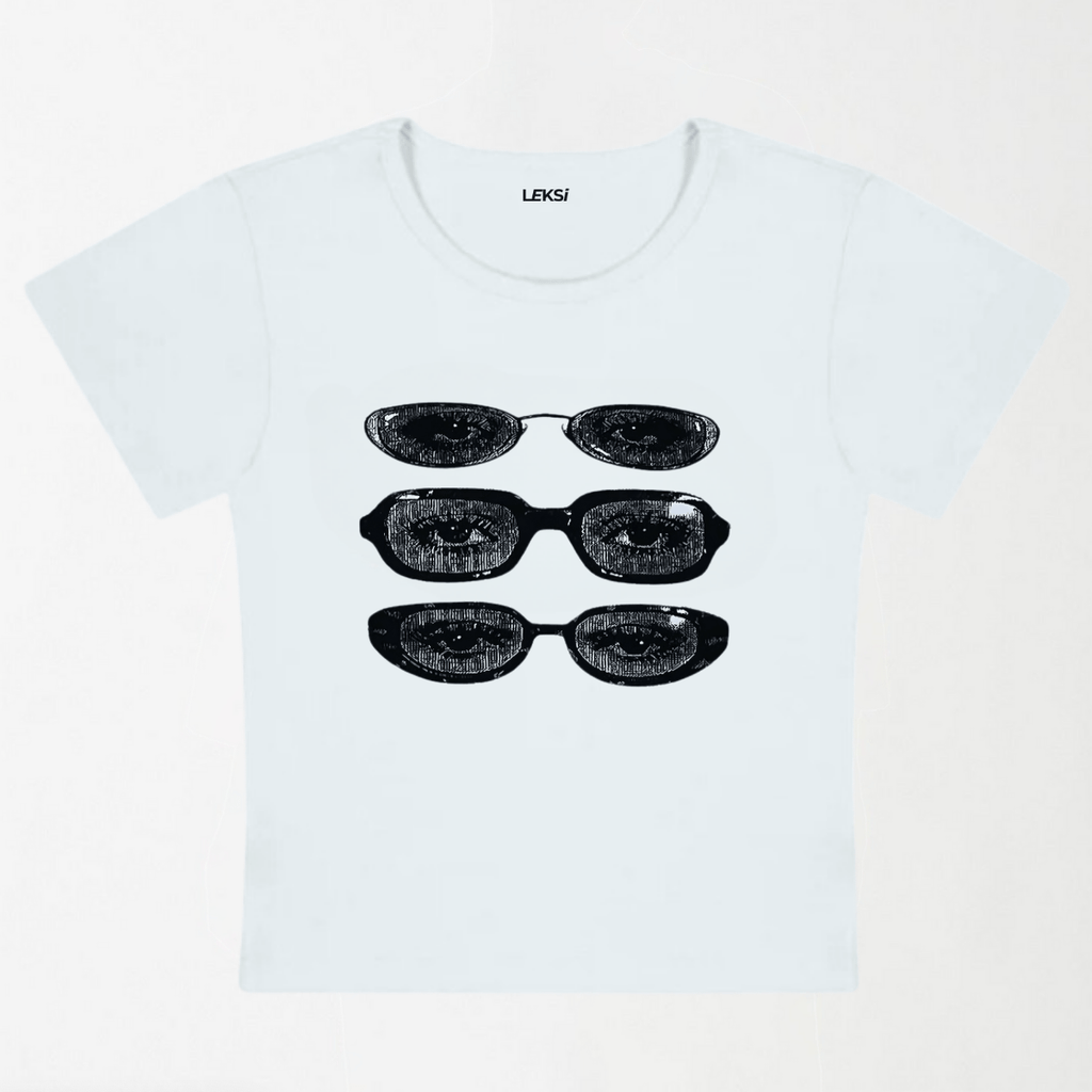 Six Eyes Y2K Baby Tee XXS - Premium Unisex | LEKSI Pakistan