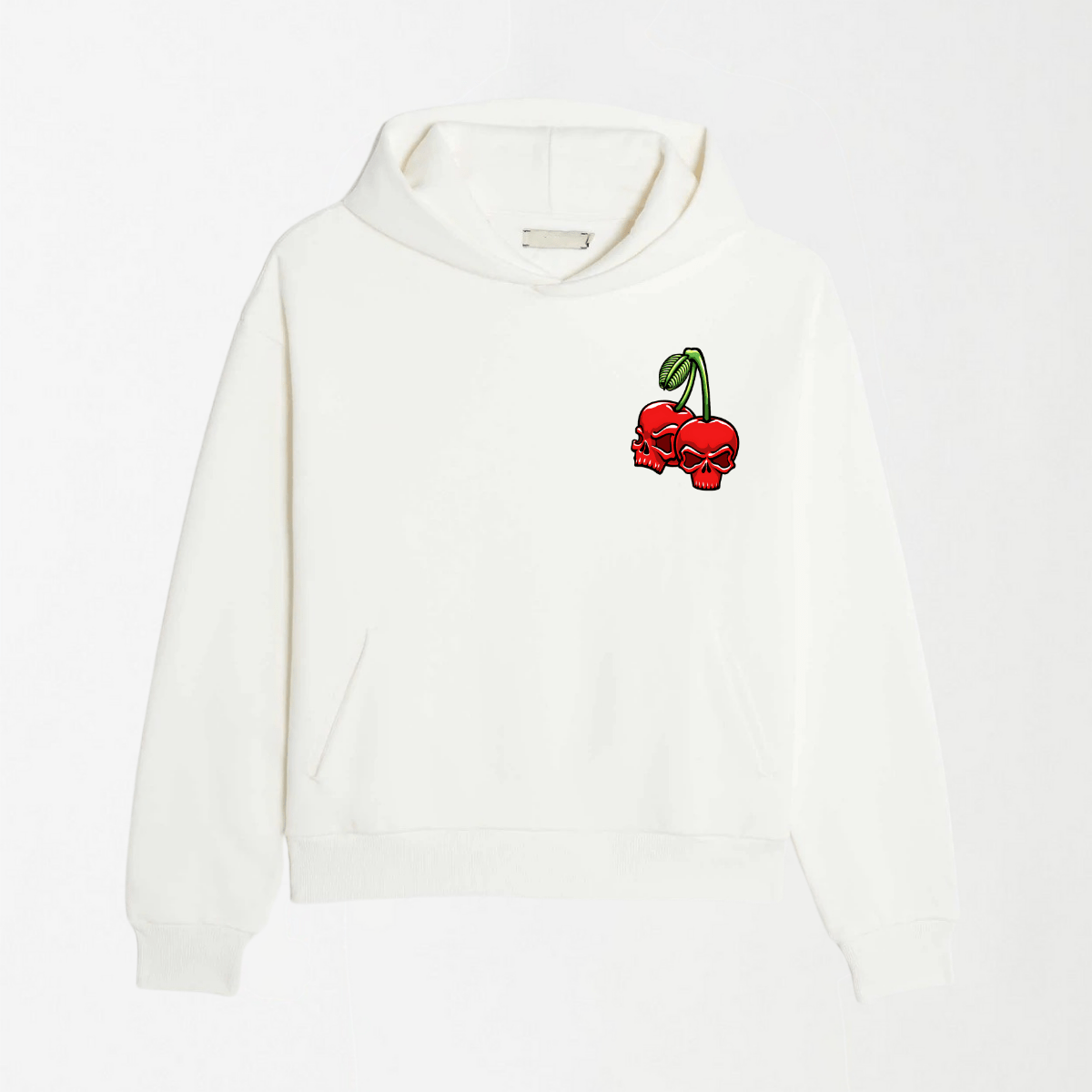 Skull Cherry Halloween - Graphic Hoodie S - Premium Unisex | LEKSI Pakistan