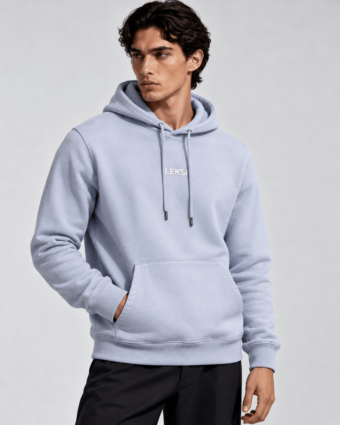 Sky Blue Hoodie XS - Premium Unisex Raglan Hoodie | LEKSI Pakistan