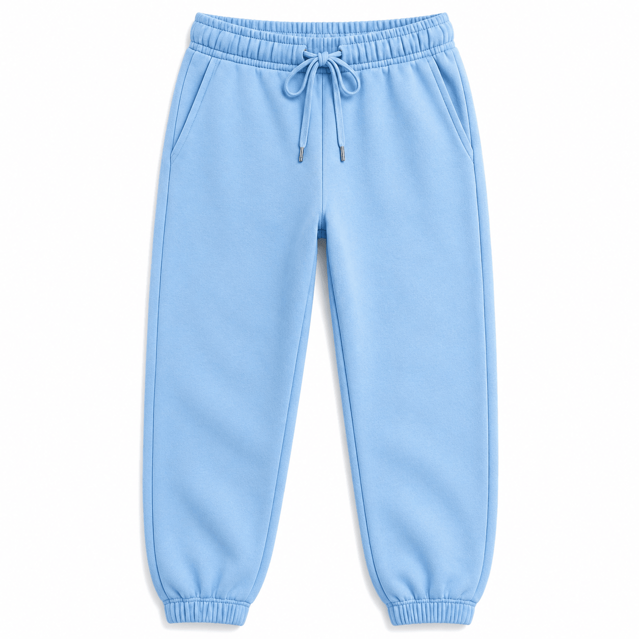 Sky Blue Unisex Fleece Sweatpants (Winter-Friendly) XS - Premium Unisex Sweatpants | LEKSI Pakistan