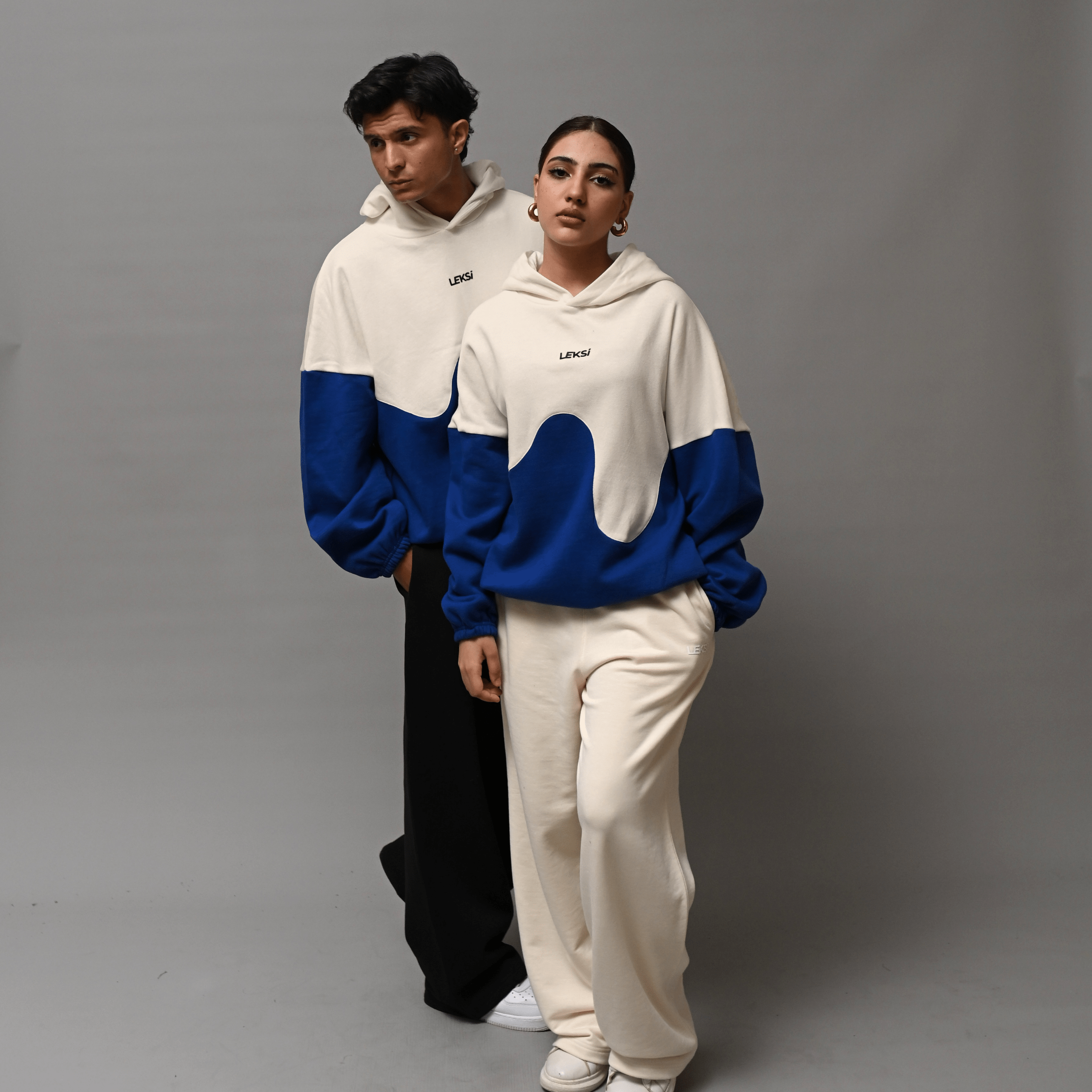 Skywave Drippy Unisex Hoodie S - Premium Unisex Wavy Hoodie | LEKSI Pakistan