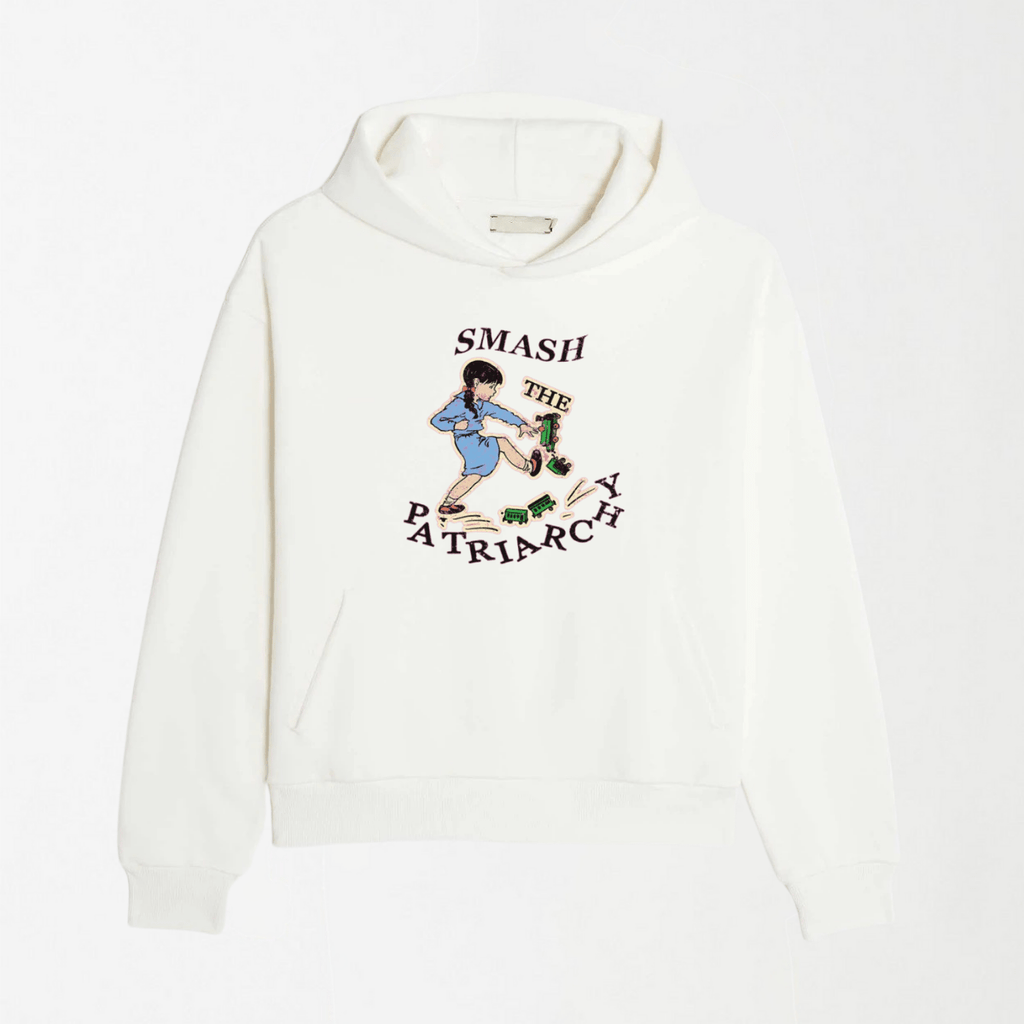 Smash The Patriarchy - Graphic Hoodie S - Premium Unisex | LEKSI Pakistan
