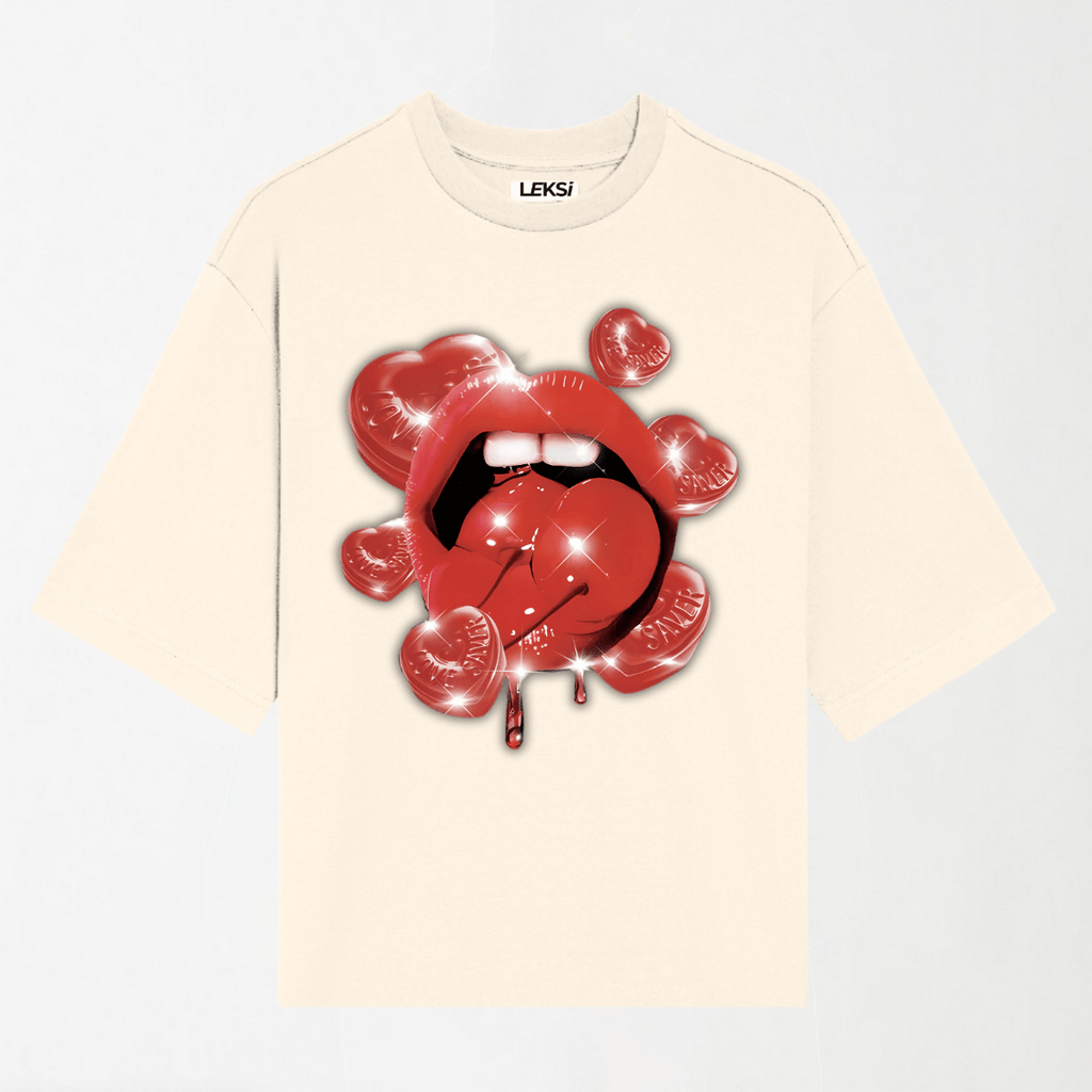 SO SWEET - Round Neck Unisex T Shirt S - Premium Unisex Graphic T-Shirt | LEKSI Pakistan