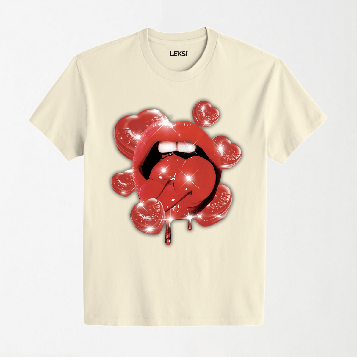 SO SWEET - Round Neck Unisex T Shirt S - Premium Unisex Graphic T-Shirt | LEKSI Pakistan