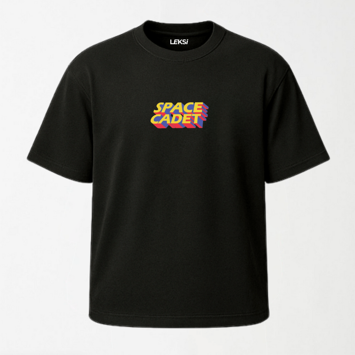 Space Cadet - Round Neck Unisex T Shirt S - Premium Unisex Graphic T-Shirt | LEKSI Pakistan