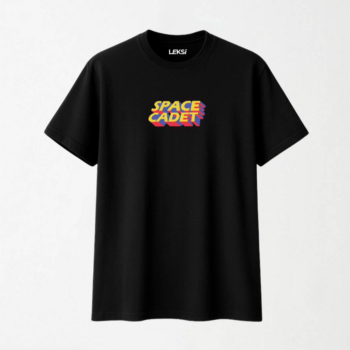 Space Cadet - Round Neck Unisex T Shirt S - Premium Unisex Graphic T-Shirt | LEKSI Pakistan