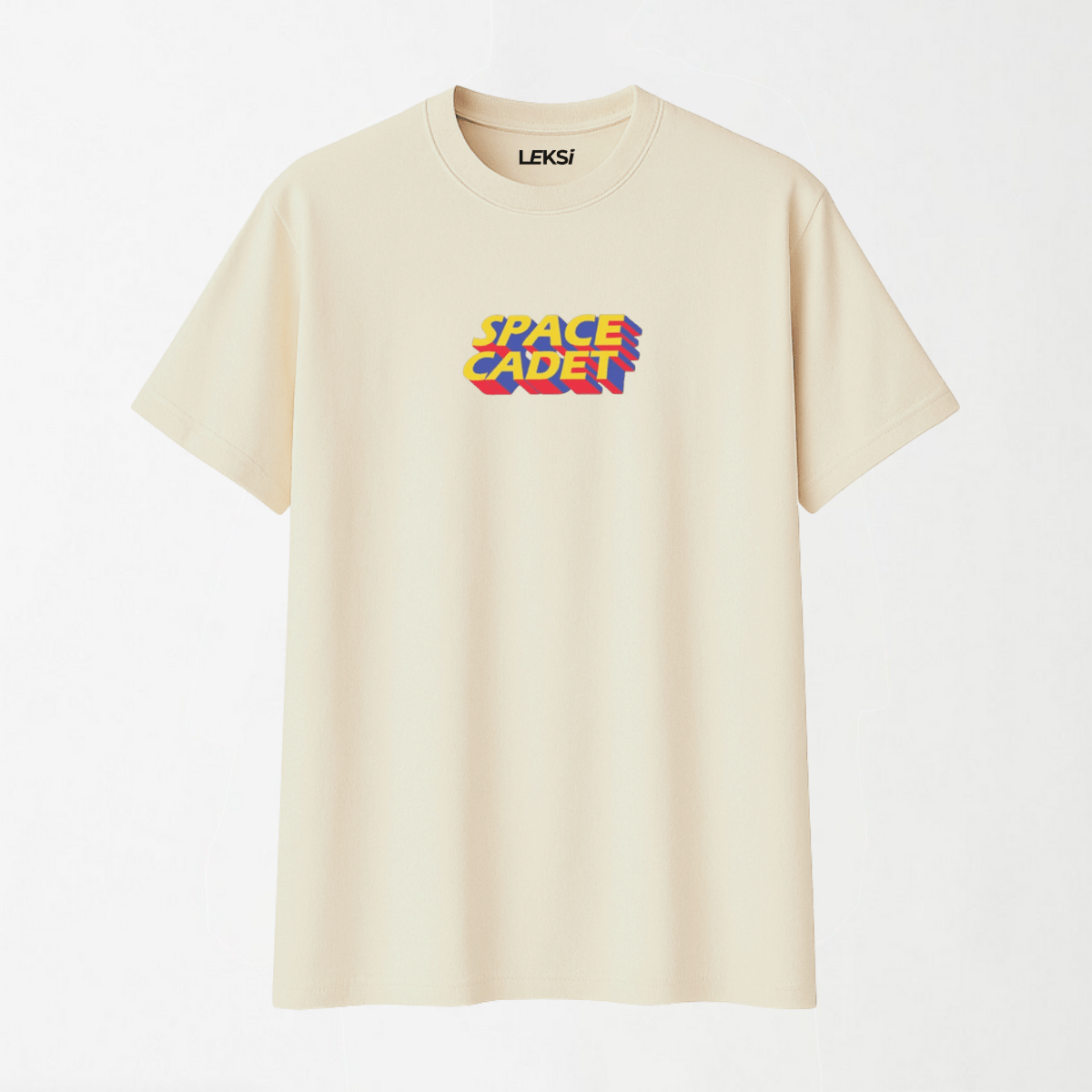 Space Cadet - Round Neck Unisex T Shirt S - Premium Unisex Graphic T-Shirt | LEKSI Pakistan