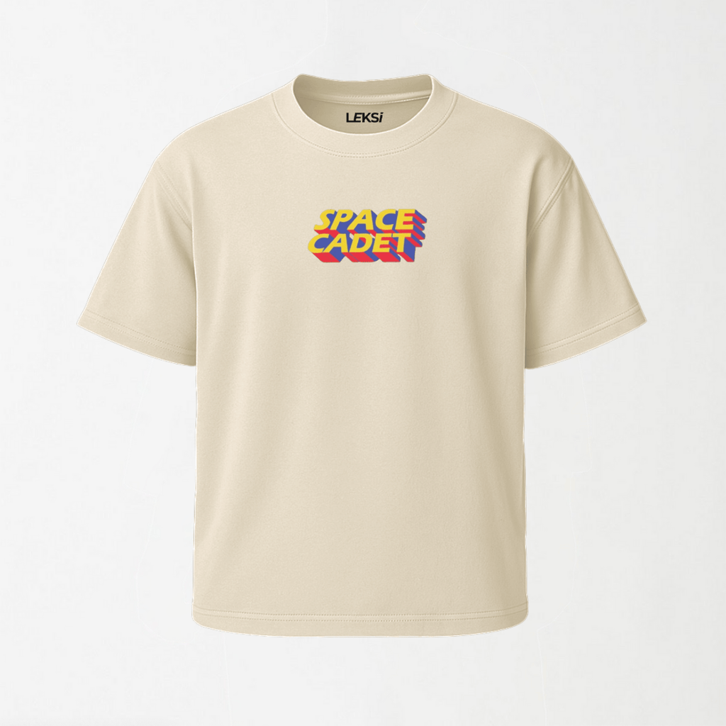 Space Cadet - Round Neck Unisex T Shirt S - Premium Unisex Graphic T-Shirt | LEKSI Pakistan