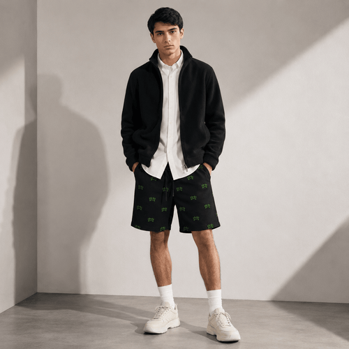 Space Invader Gamer Shorts S - Premium Unisex Men's Shorts | LEKSI Pakistan