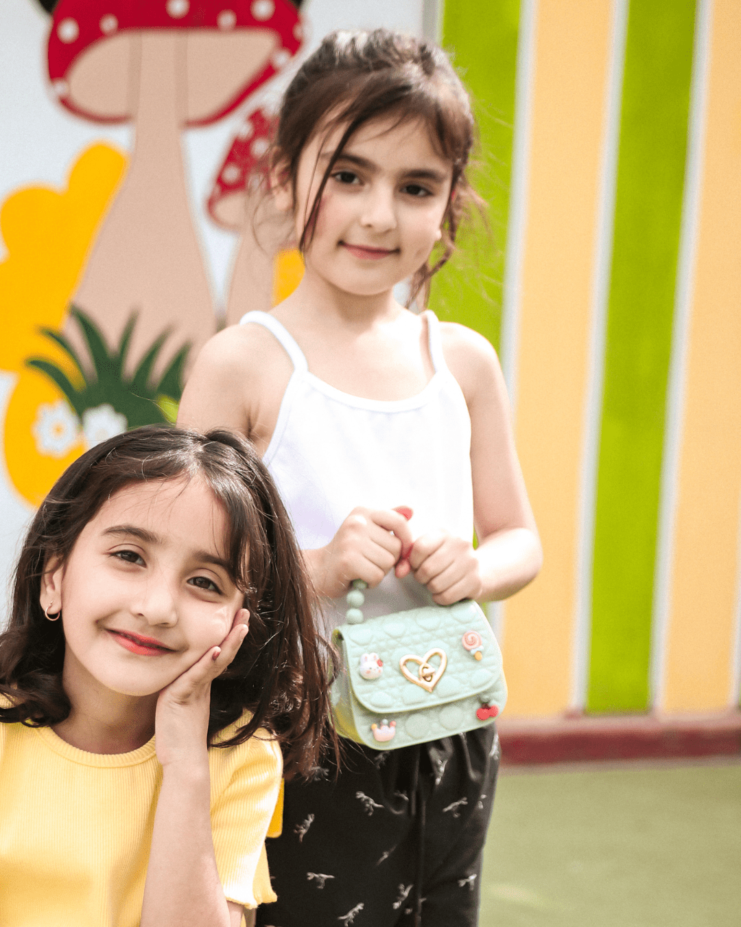 Spaghetti Strap Girls Ribbed White Top 2 - 3 Years - Premium Unisex | LEKSI Pakistan