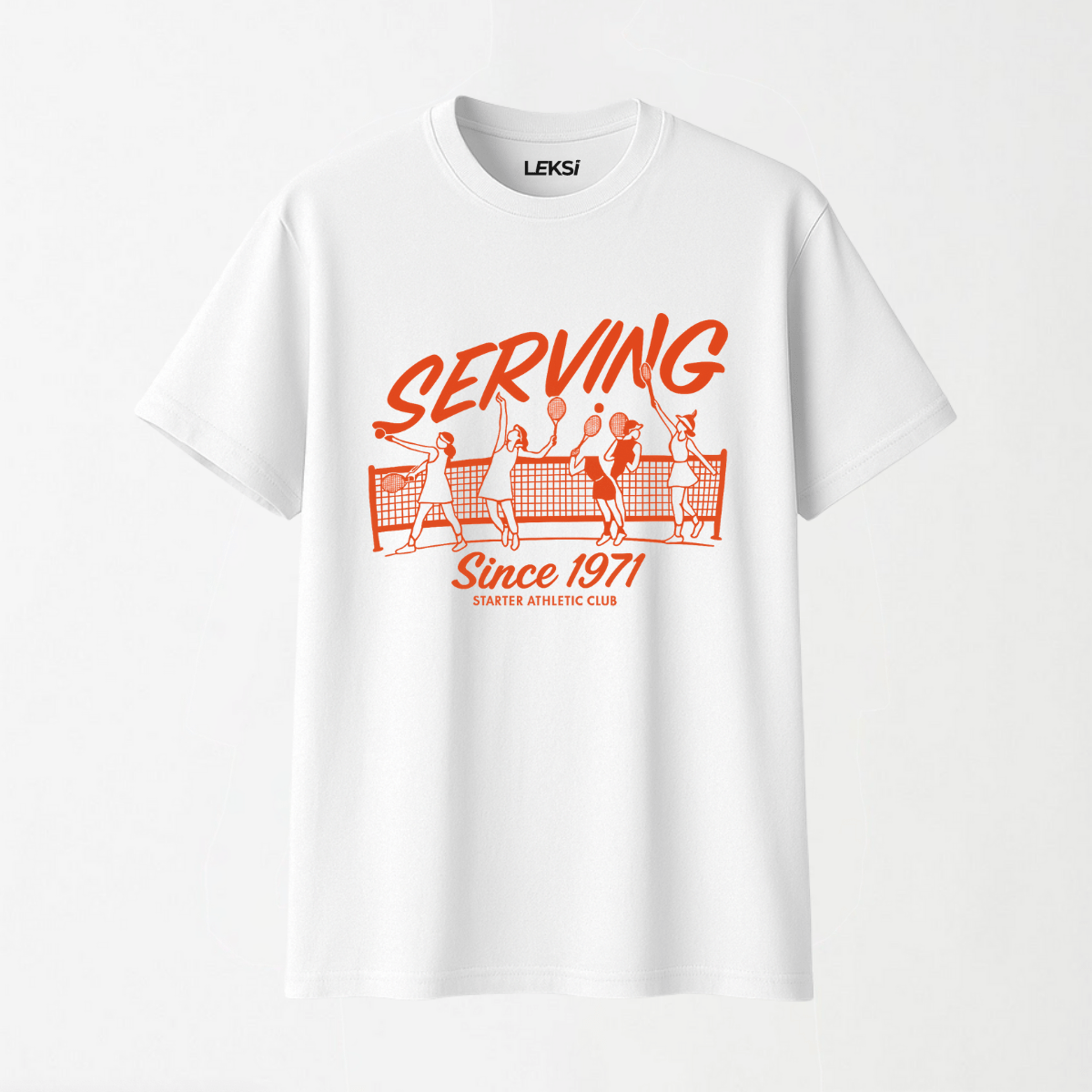 Starter Retro Tennis - Round Neck Unisex T Shirt S - Premium Unisex Graphic T-Shirt | LEKSI Pakistan