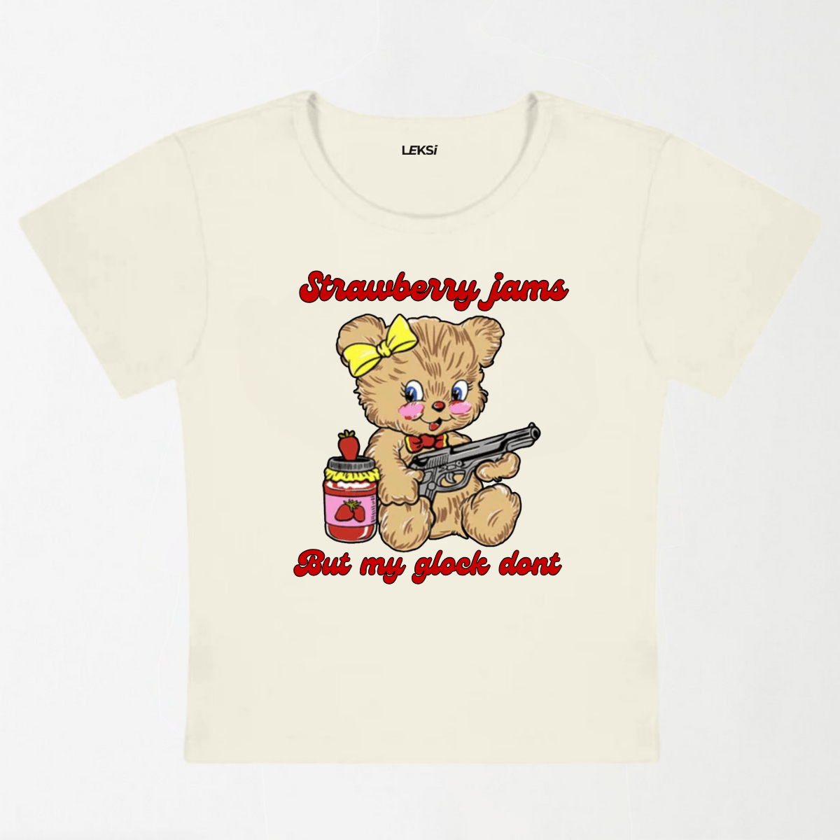 Strawberry Jams Y2K Baby Tee XXS - Premium Unisex | LEKSI Pakistan