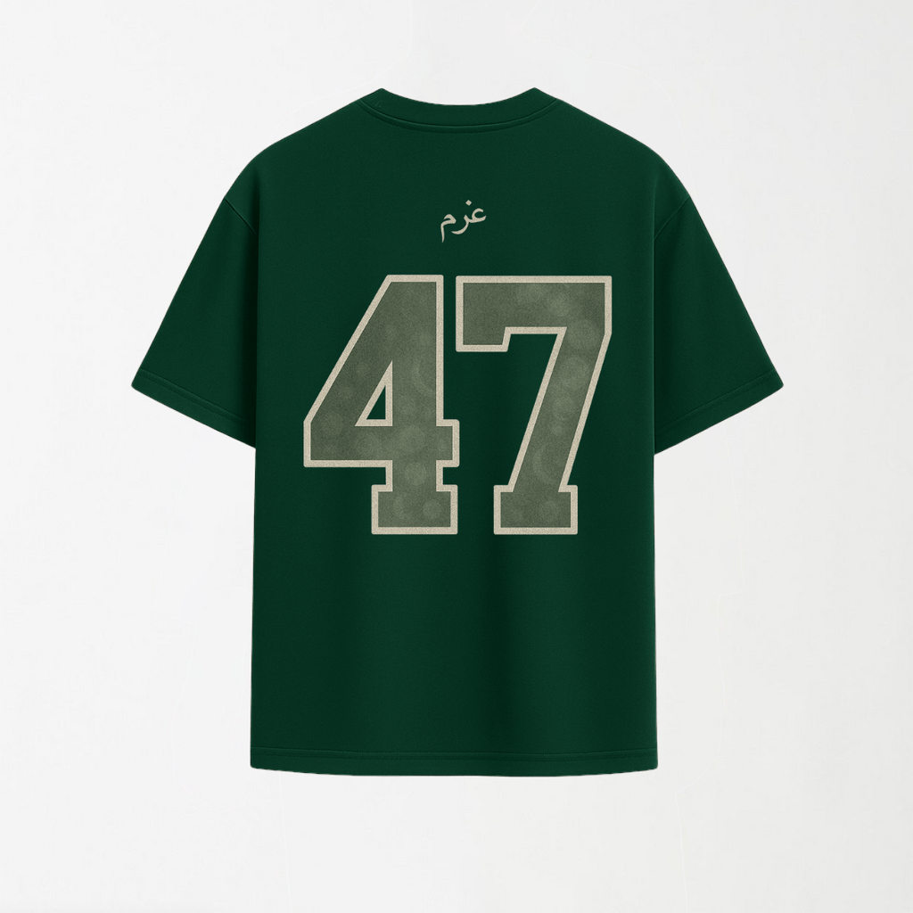 The 47th League Oversized T-Shirt - 14°N XS - Premium Unisex Graphic T-Shirt | LEKSI Pakistan