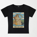 The Cat Lady Y2K Baby Tee XXS - Premium Unisex | LEKSI Pakistan