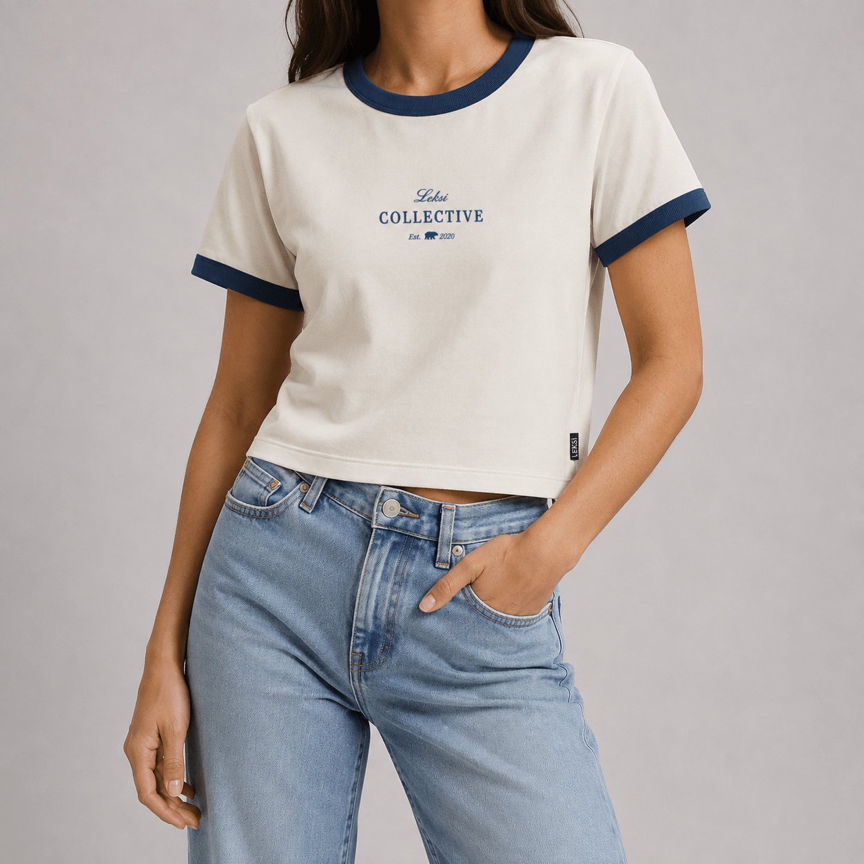 The LEKSI Collective - Women's Graphic Cropped Top XS - Premium Unisex | LEKSI Pakistan