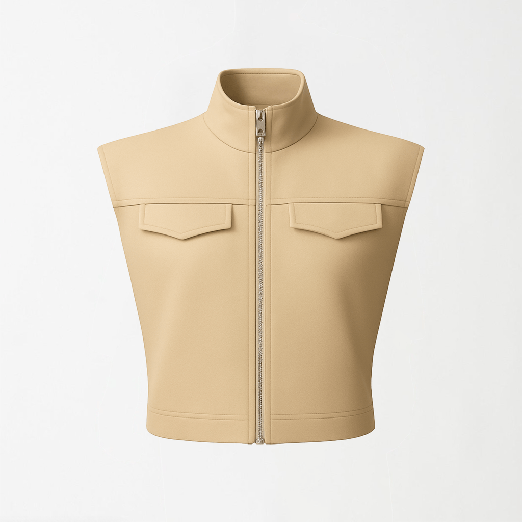 The Mono Structure Vest Jacket S - Premium Unisex | LEKSI Pakistan