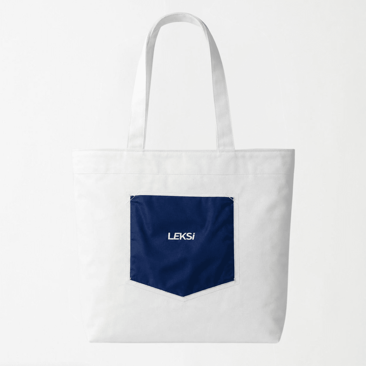 The Navy Patch Tote Bag - Premium Unisex | LEKSI Pakistan