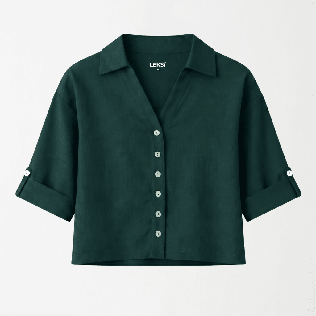 The Relaxed Camp Collar Shirt S - Premium Unisex | LEKSI Pakistan
