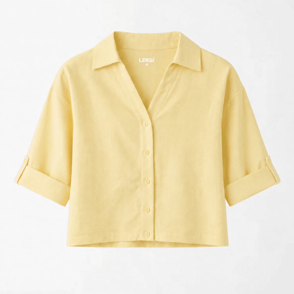 The Relaxed Camp Collar Shirt S - Premium Unisex | LEKSI Pakistan