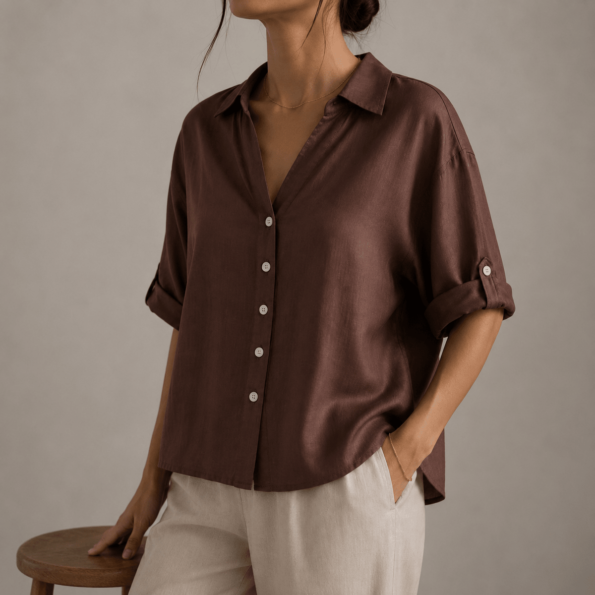 The Relaxed Camp Collar Shirt XS - Premium Unisex | LEKSI Pakistan