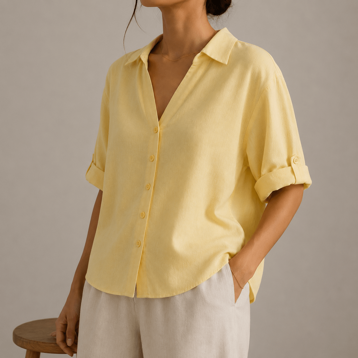 The Relaxed Camp Collar Shirt XS - Premium Unisex | LEKSI Pakistan