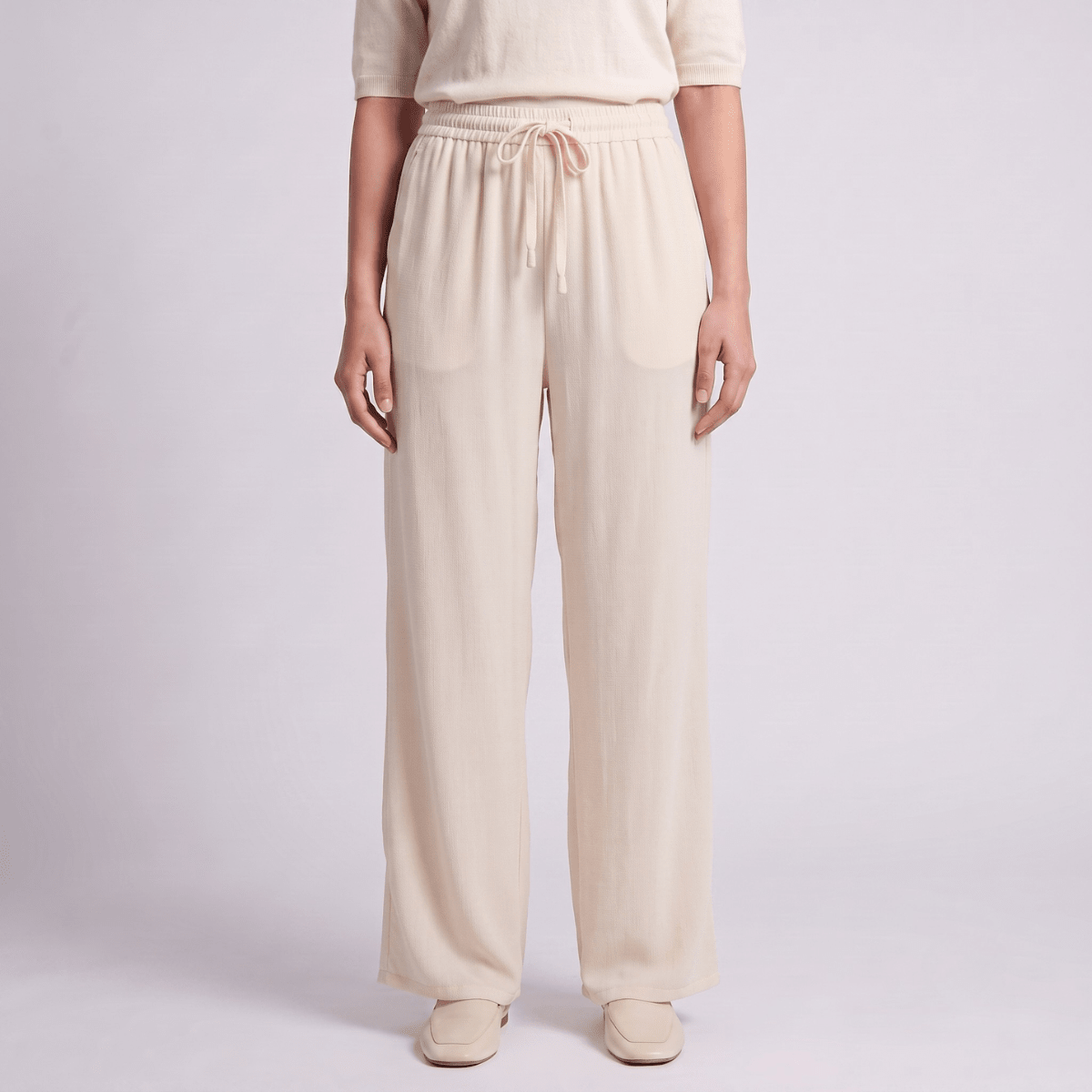 The Vertical Drape Trouser XS - Premium Unisex Baggy Pleated Pants | LEKSI Pakistan