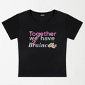 Together We Have 2 Braincells Y2K Baby Tee XXS - Premium Unisex | LEKSI Pakistan
