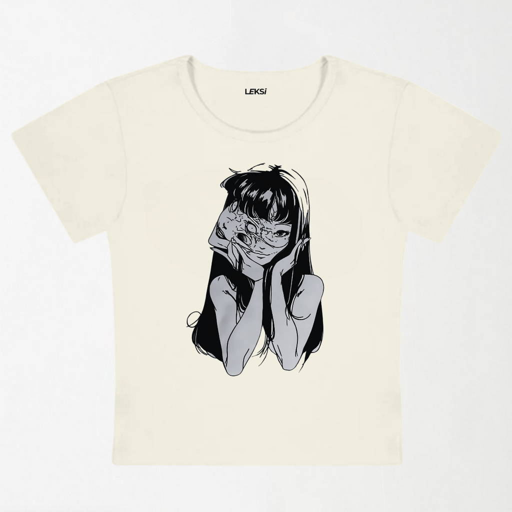 Tomie Poster Y2K Baby Tee XXS - Premium Unisex | LEKSI Pakistan
