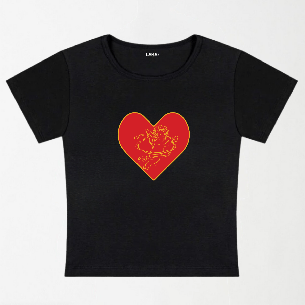 Trumpet Cupid Y2K Baby Tee XXS - Premium Unisex | LEKSI Pakistan