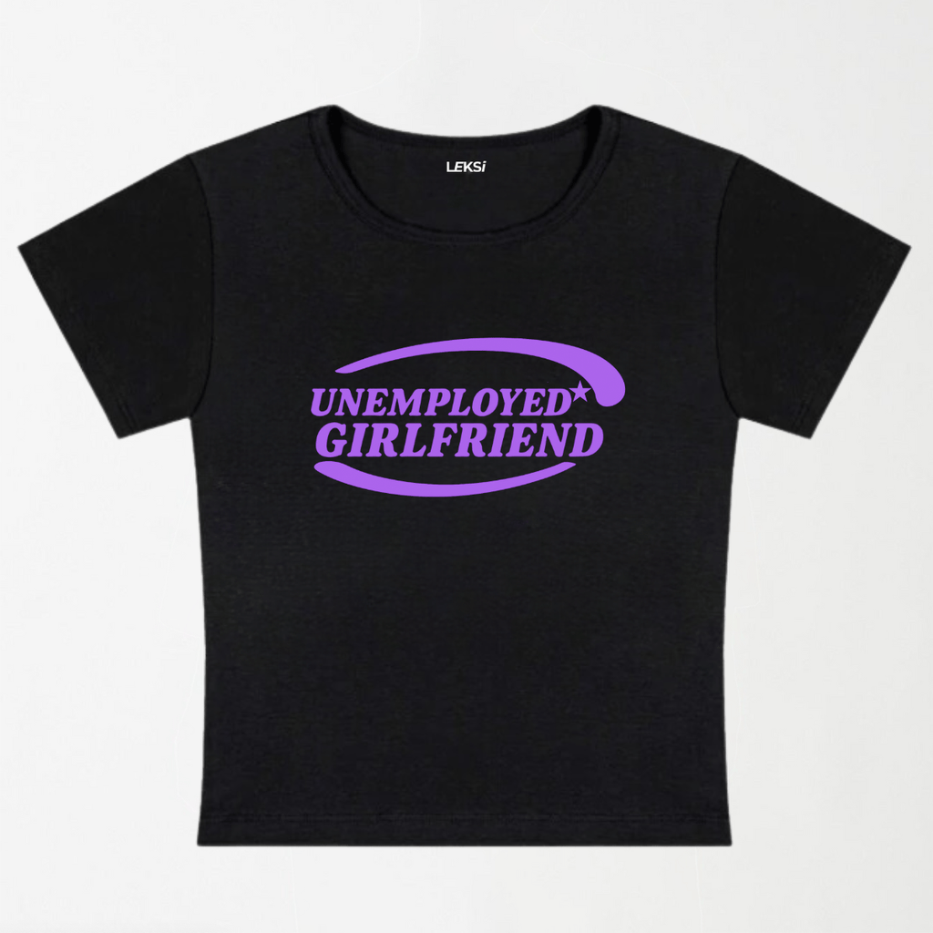 Unemployed Girlfriend Star Y2K Baby Tee XXS - Premium Unisex | LEKSI Pakistan
