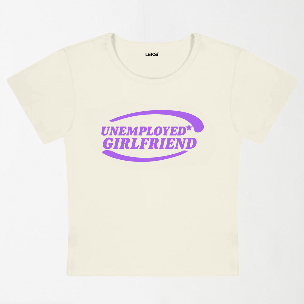 Unemployed Girlfriend Star Y2K Baby Tee XXS - Premium Unisex | LEKSI Pakistan