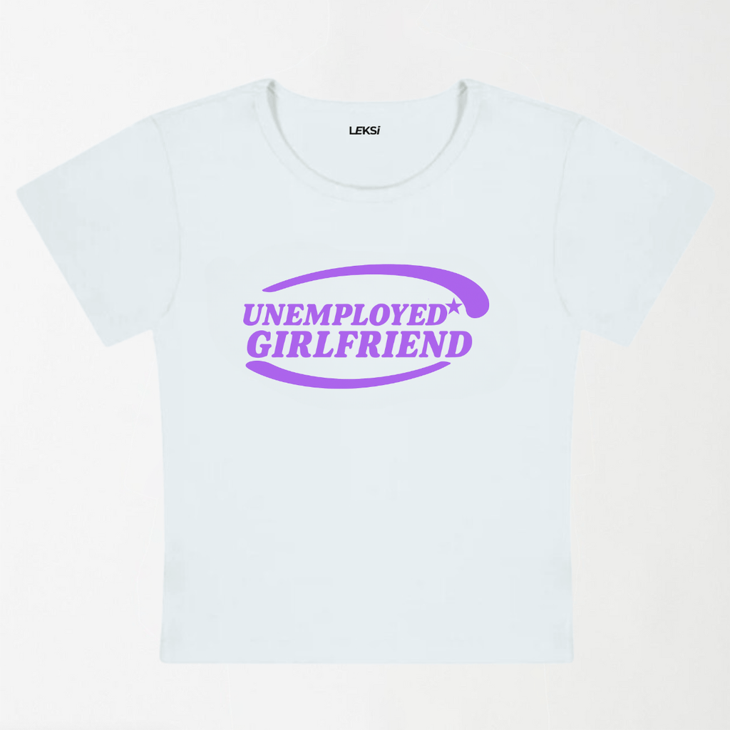 Unemployed Girlfriend Star Y2K Baby Tee XXS - Premium Unisex | LEKSI Pakistan