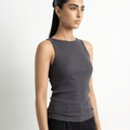 Urban Fade Halter Top XS - Premium Unisex Square Neck | LEKSI Pakistan