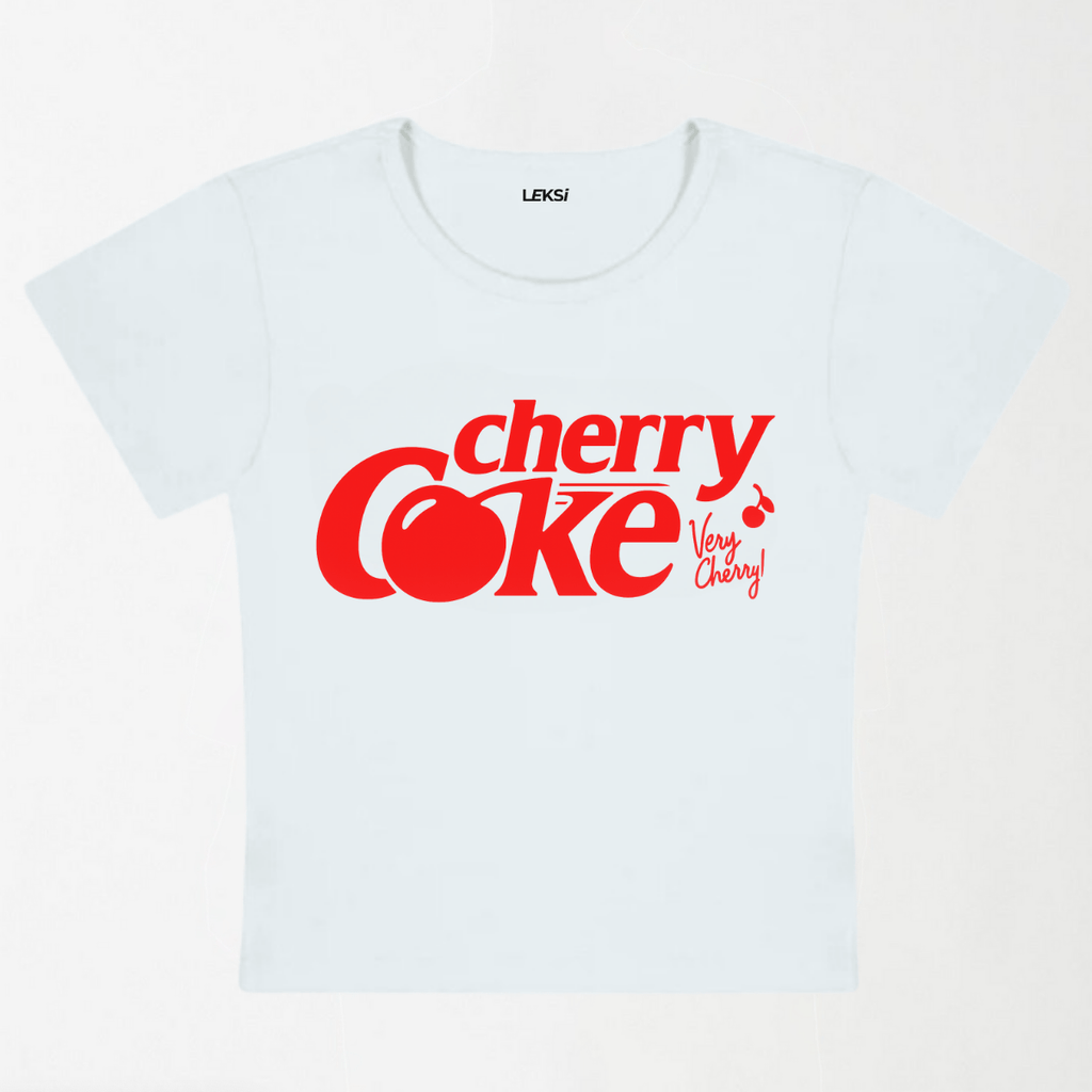 Very Cherry Coke Y2K Baby Tee XXS - Premium Unisex | LEKSI Pakistan