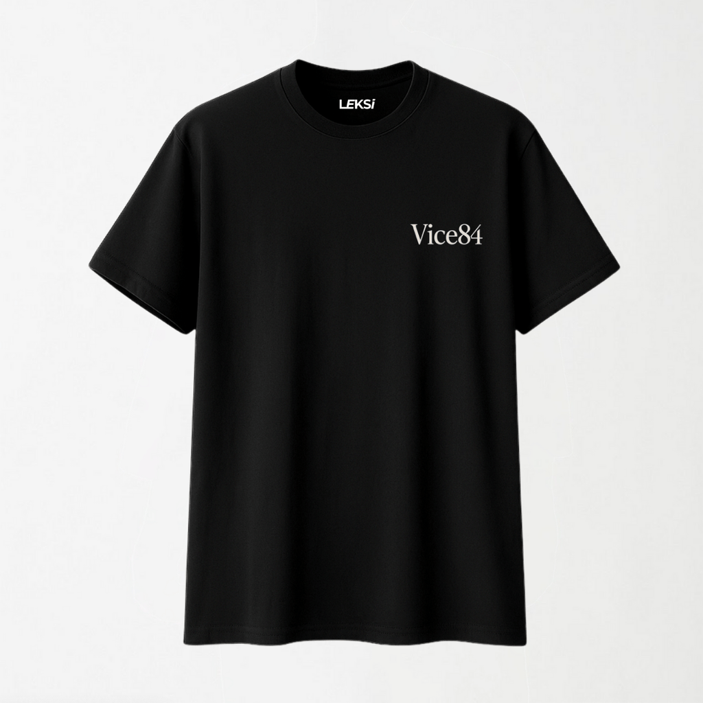 Vice 84 'Fun Club' - Round Neck Unisex T Shirt S - Premium Unisex Graphic T-Shirt | LEKSI Pakistan