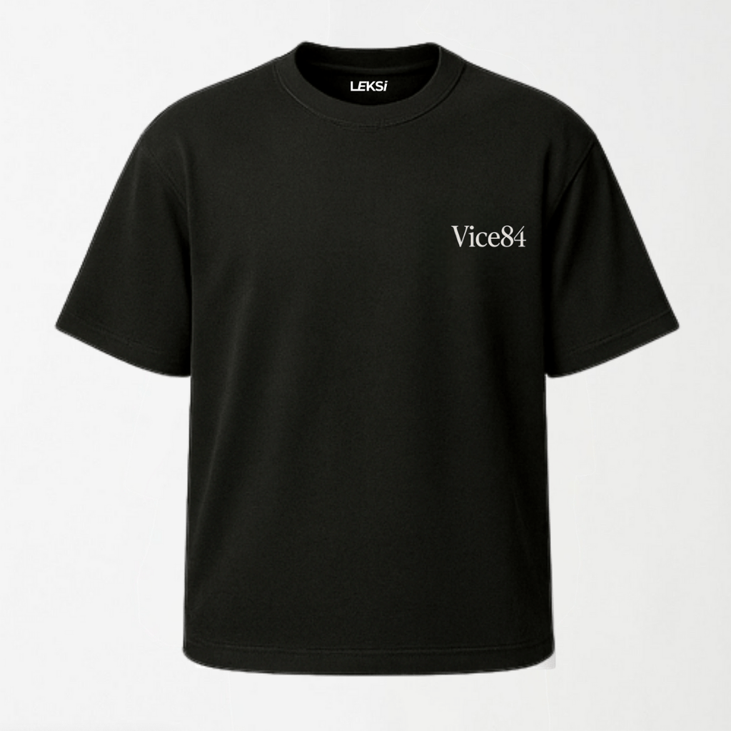 Vice 84 'Fun Club' - Round Neck Unisex T Shirt S - Premium Unisex Graphic T-Shirt | LEKSI Pakistan