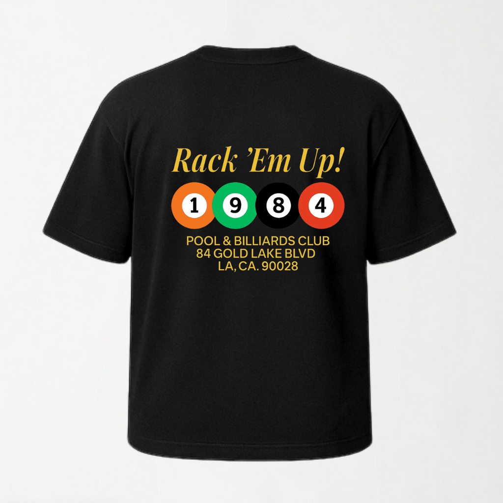 Vice 84 'Rack Em Up' - Round Neck Unisex T Shirt S - Premium Unisex Graphic T-Shirt | LEKSI Pakistan