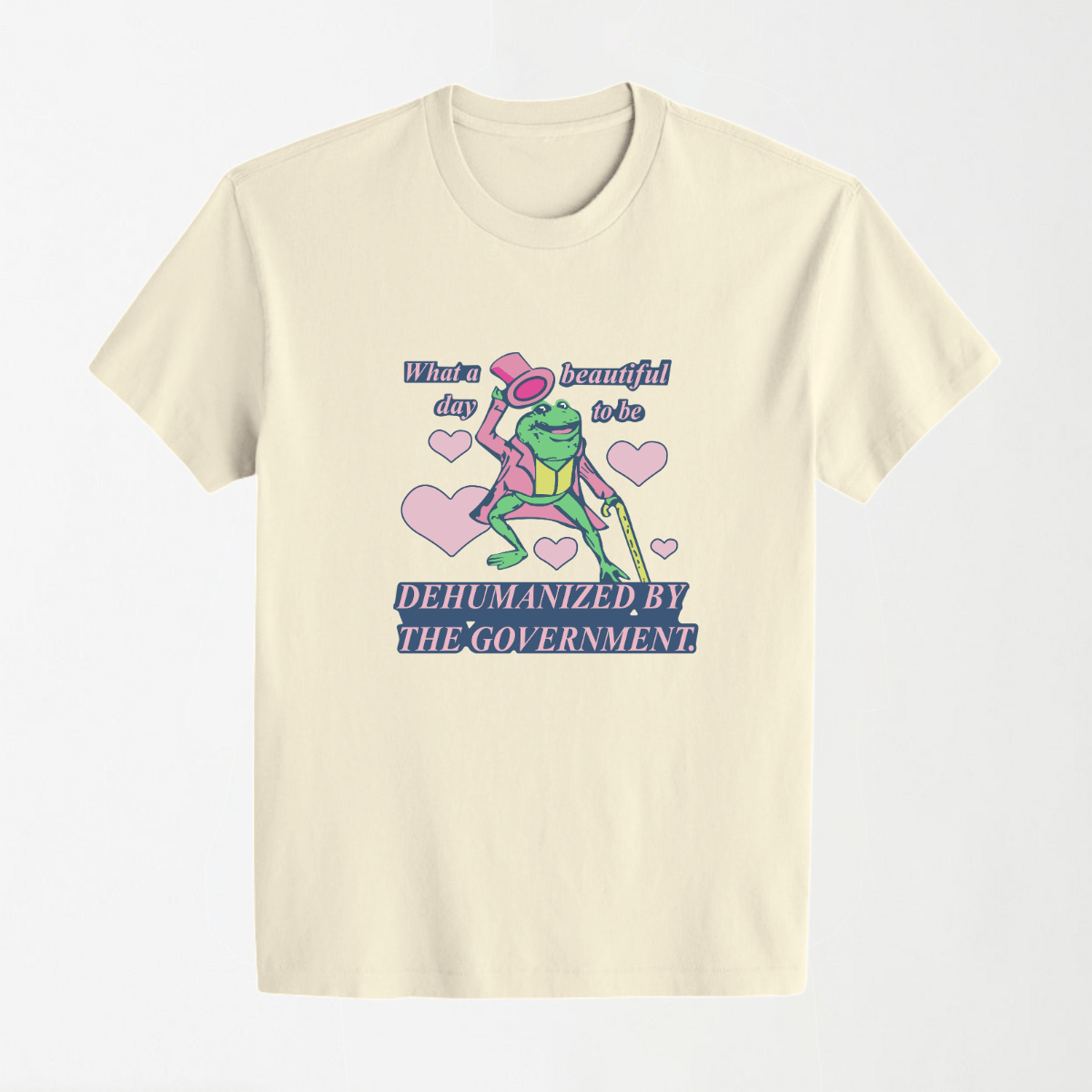 What A Beautiful Day - Round Neck Unisex T Shirt S - Premium Unisex Graphic T-Shirt | LEKSI Pakistan