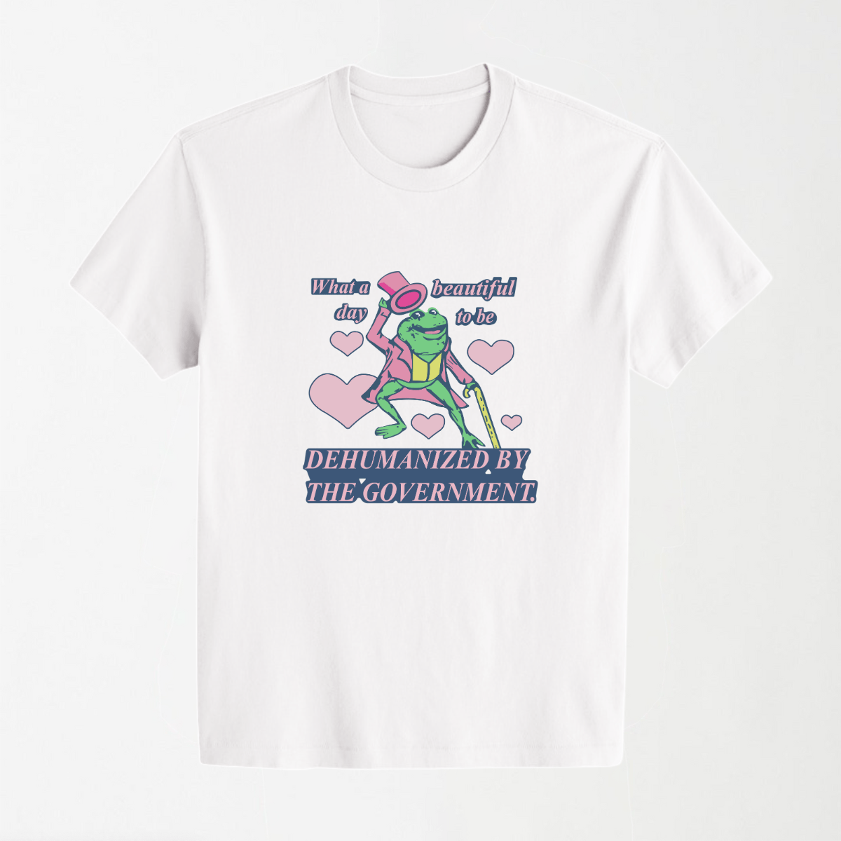 What A Beautiful Day - Round Neck Unisex T Shirt S - Premium Unisex Graphic T-Shirt | LEKSI Pakistan