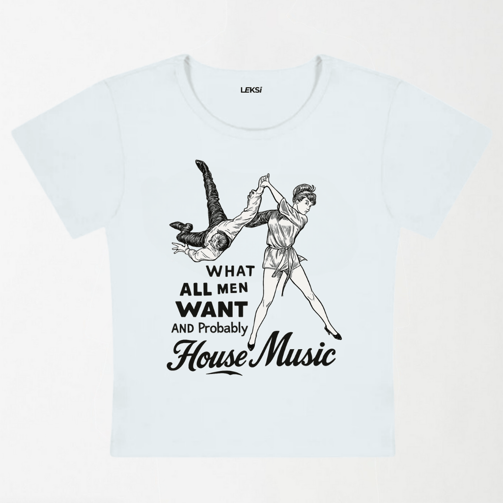 What All Men Want Y2K Baby Tee XXS - Premium Unisex | LEKSI Pakistan