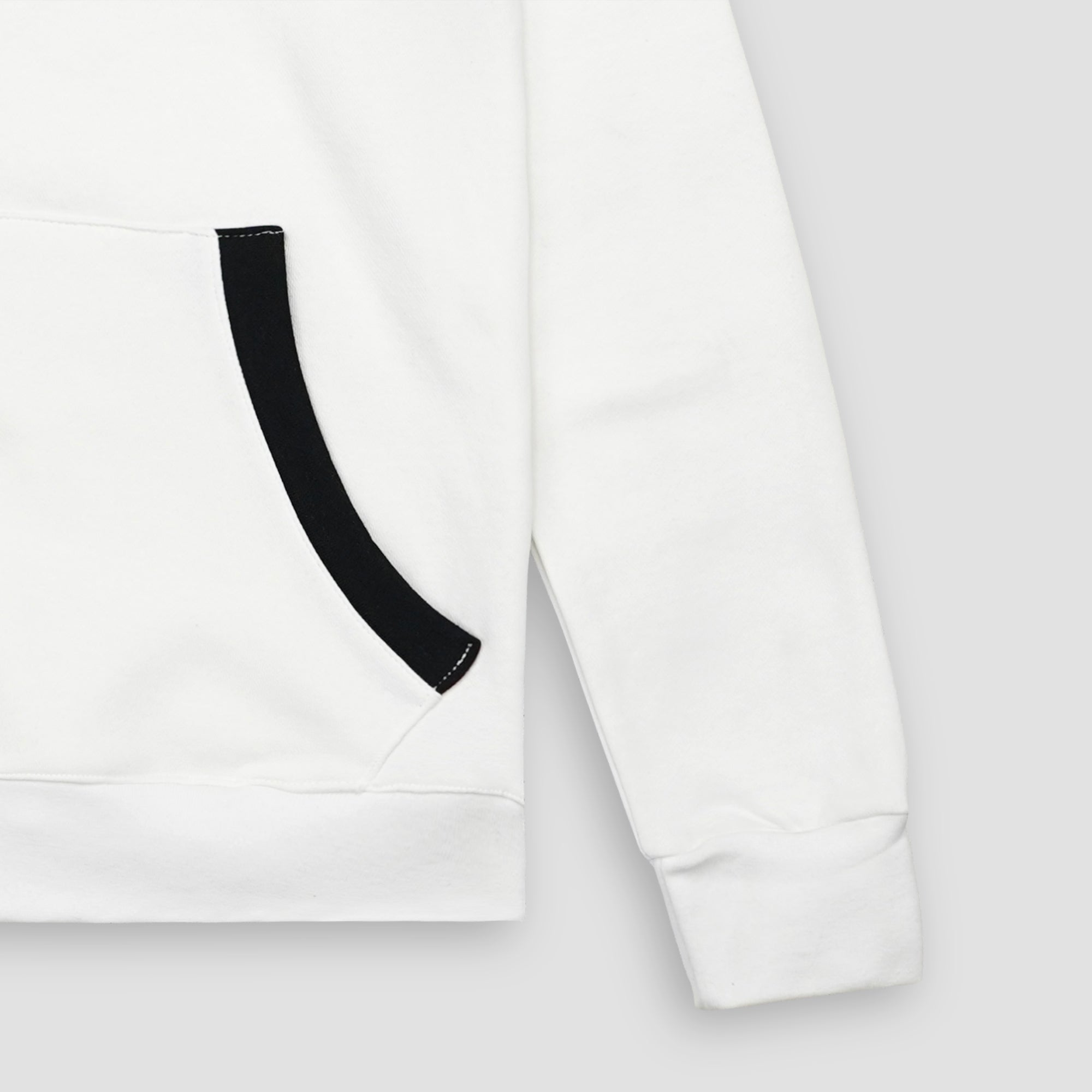 White and Black Zipper Jacket S - Premium Unisex | LEKSI Pakistan