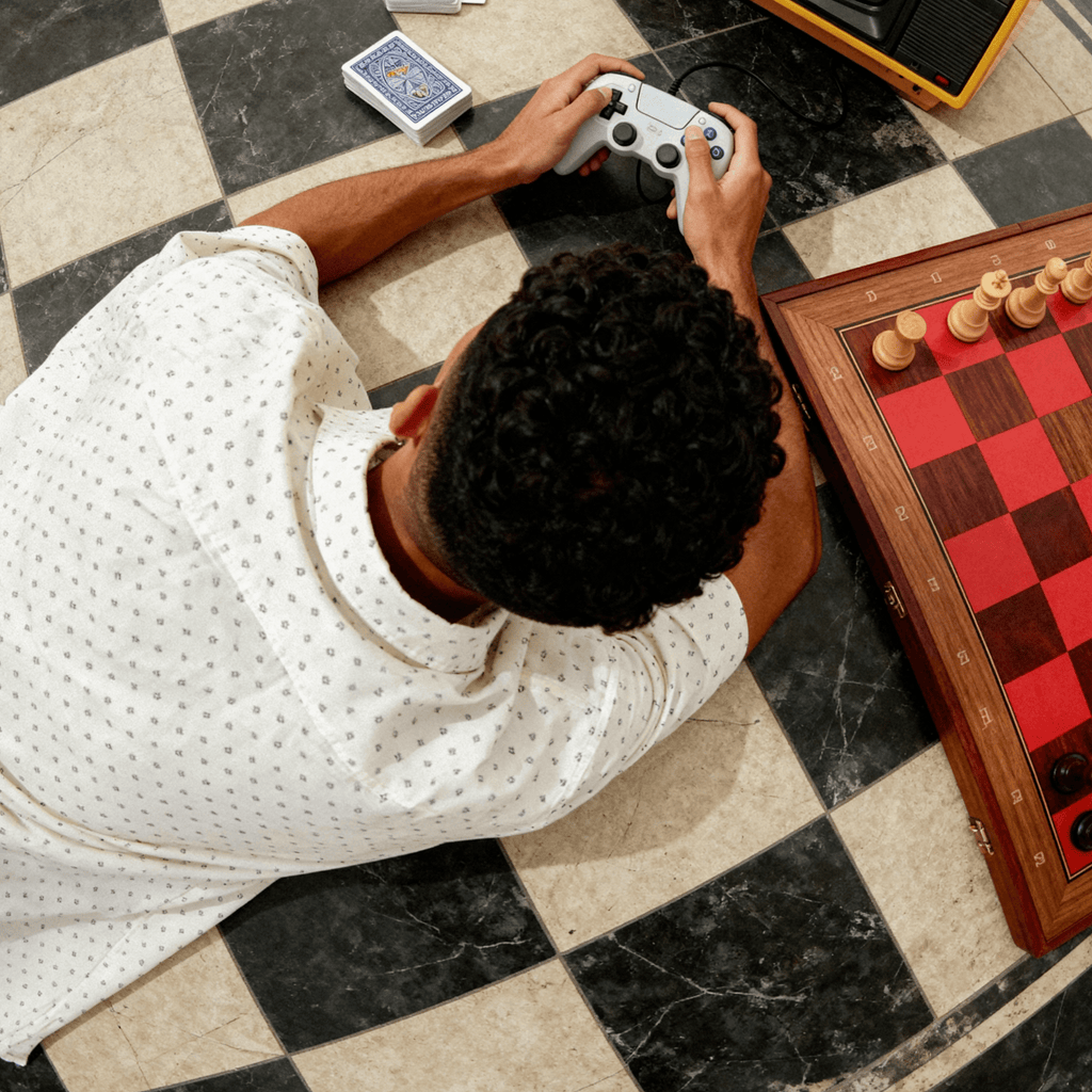 White Dotted Button Down XS - Premium Unisex | LEKSI Pakistan