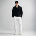 White Unisex Sweatpants - Fleece (Winter-Friendly) XS - Premium Unisex Sweatpants | LEKSI Pakistan
