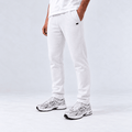 White Unisex Tapered Sweatpants XS - Premium Unisex Straight-Leg Pants | LEKSI Pakistan