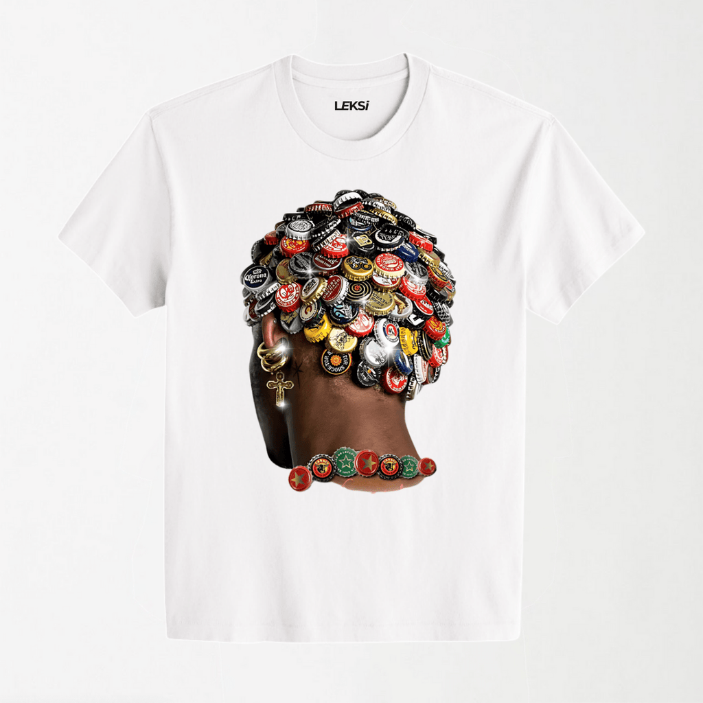 Wild Bottle Top Head - Round Neck Unisex T Shirt S - Premium Unisex Graphic T-Shirt | LEKSI Pakistan