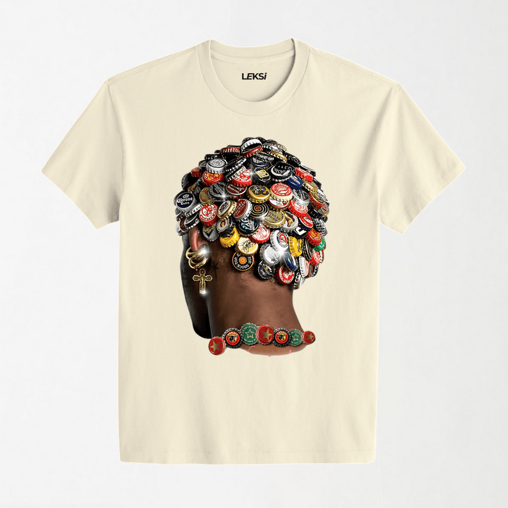 Wild Bottle Top Head - Round Neck Unisex T Shirt S - Premium Unisex Graphic T-Shirt | LEKSI Pakistan