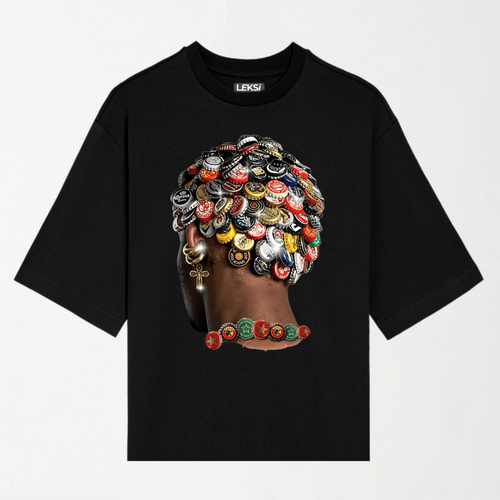 Wild Bottle Top Head - Round Neck Unisex T Shirt S - Premium Unisex Graphic T-Shirt | LEKSI Pakistan