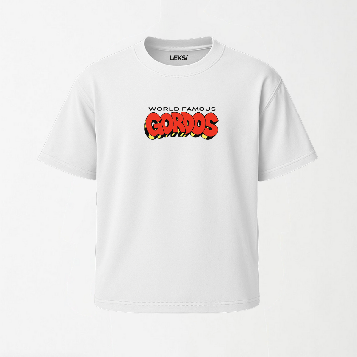 World Famous Gordos - Round Neck Unisex T Shirt S - Premium Unisex Graphic T-Shirt | LEKSI Pakistan